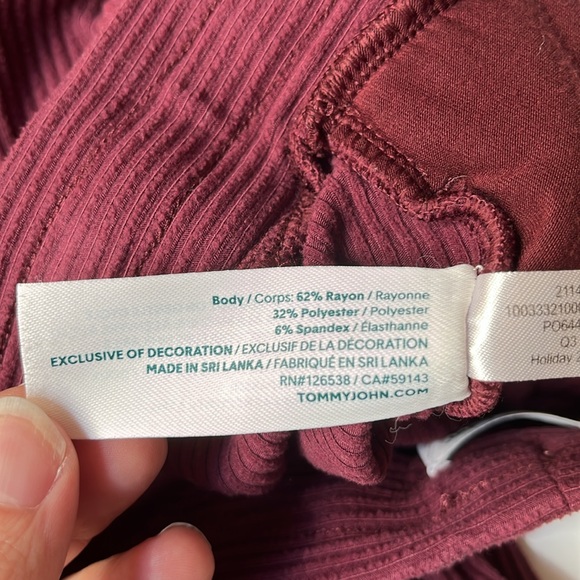 Tommy John Ribbed Pajama Set - Picture 6 of 12